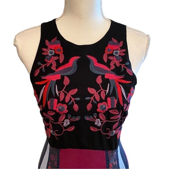 Tanya Taylor Embroidered Hillary Dress Size 4 - Picture 4 of 9